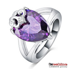 Amethyst Beeren Form Zirkon Damen Fingerring (CRI0063-B)